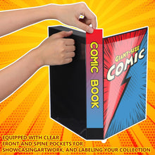 Load image into Gallery viewer, Comic Book Stor-Folio (Carry 15-20 comic books everywhere!)