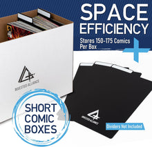 Load image into Gallery viewer, Short Comic Box - Holds 150-175 comic books