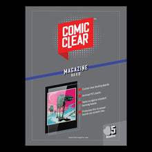Load image into Gallery viewer, Comic Clear Magazine Clear Backing Boards - pack of 5s