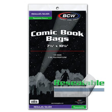 Load image into Gallery viewer, BCW Silver Age Resealable Bags and Boards (100s)