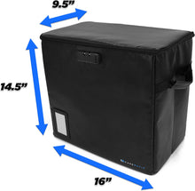 Load image into Gallery viewer, Fire Resistant Padded Graded Comic Box with Lock