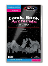 Load image into Gallery viewer, BCW Current / Modern Comic Mylars Archivals 2mm (10s)