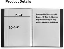 Load image into Gallery viewer, Comic Book Album - Holds 12 bagged & boarded comics