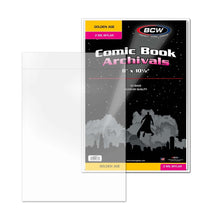 Load image into Gallery viewer, BCW Golden Age Comic Mylars Archivals 2mm (10s)