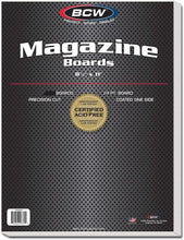 Load image into Gallery viewer, BCW Resealable Magazine Poly Bags and Magazine Backer Boards (Pack of 10s)
