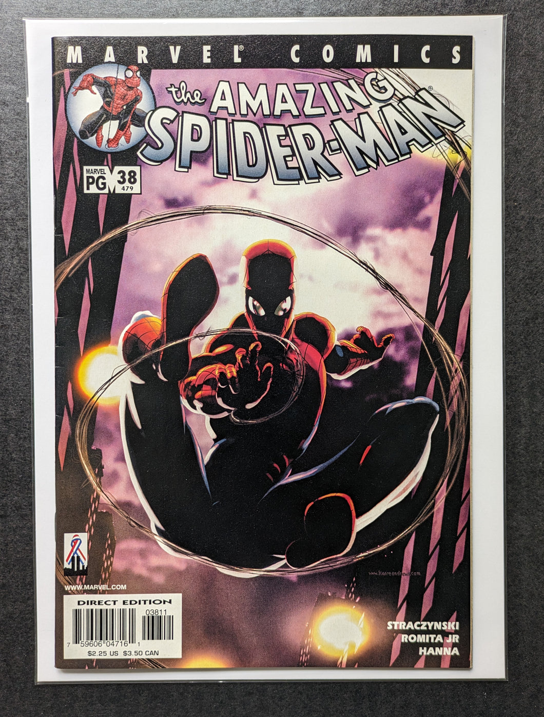 Amazing Spider-Man 38 (2002) Nuff Said silent issue