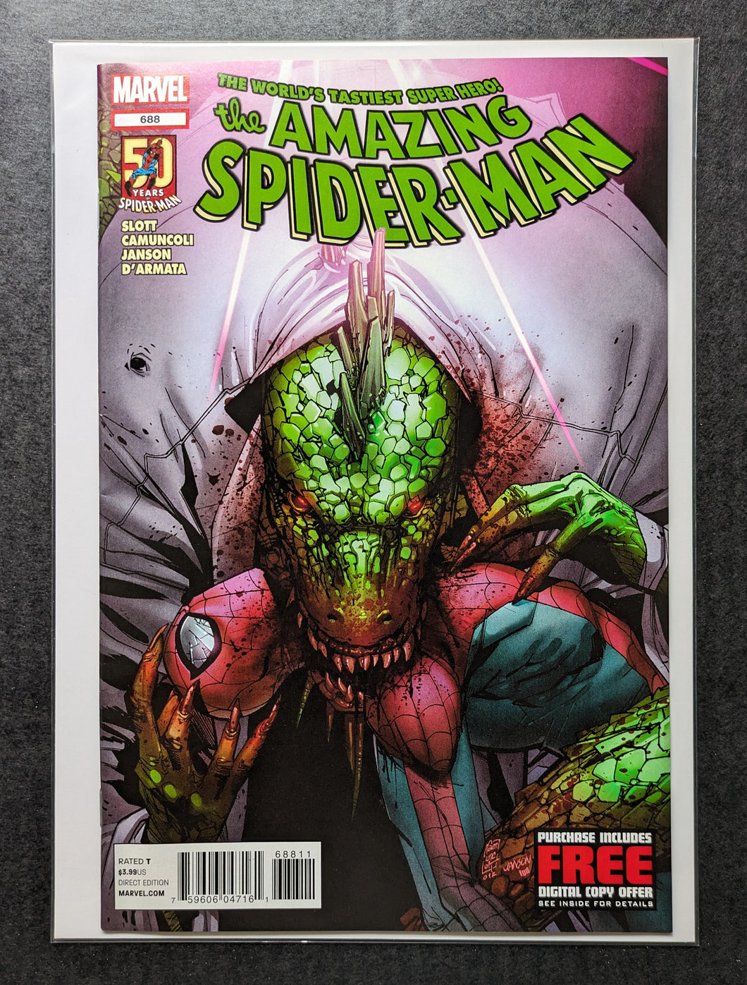 Amazing Spider-Man 688 (2012) The Lizard