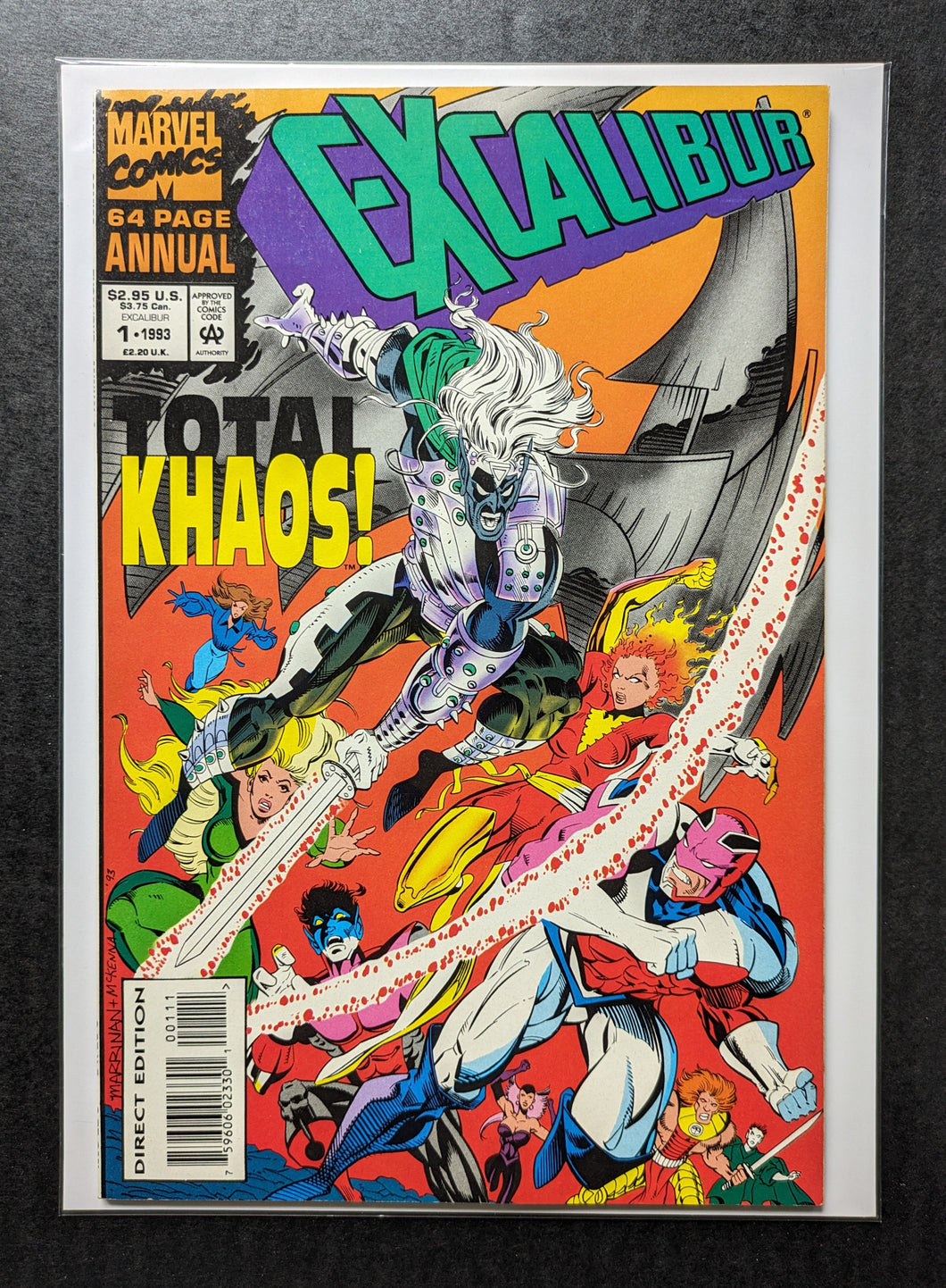 Excalibur Annual 1 (1993) 1st app Khaos