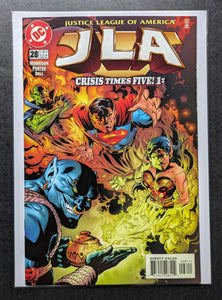 JLA 28 (1999) Crisis Times Five. 1st appearance of Lkz