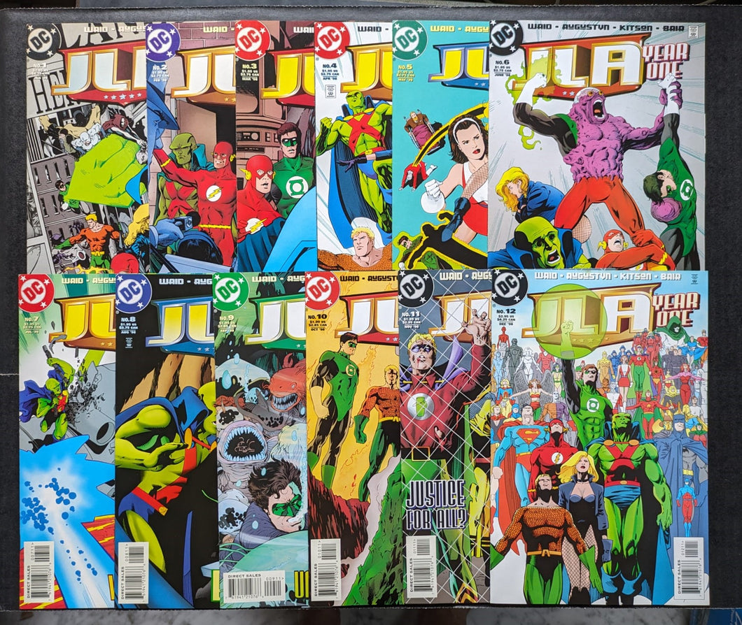 JLA: Year One 1-12 complete (1998) Mark Waid