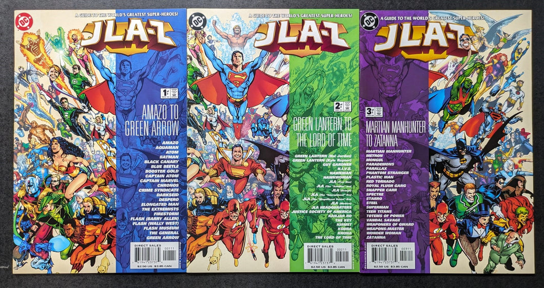 JLA-Z 1-3 complete (2003) Who's Who in JLA