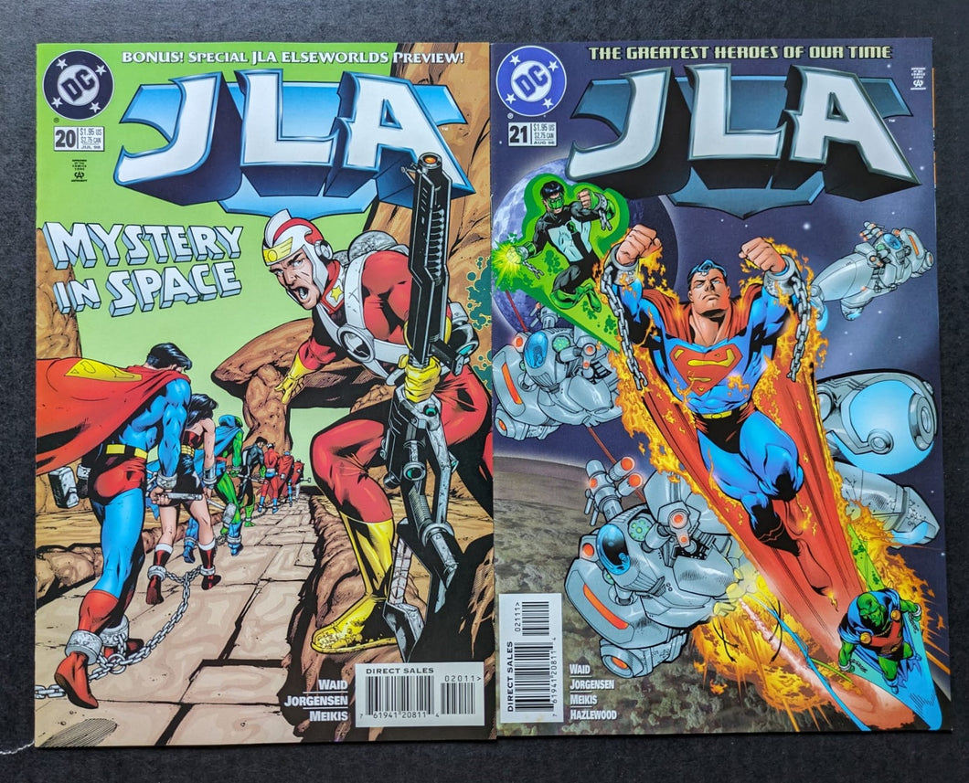 JLA 20-21 (1998) Adam Strange