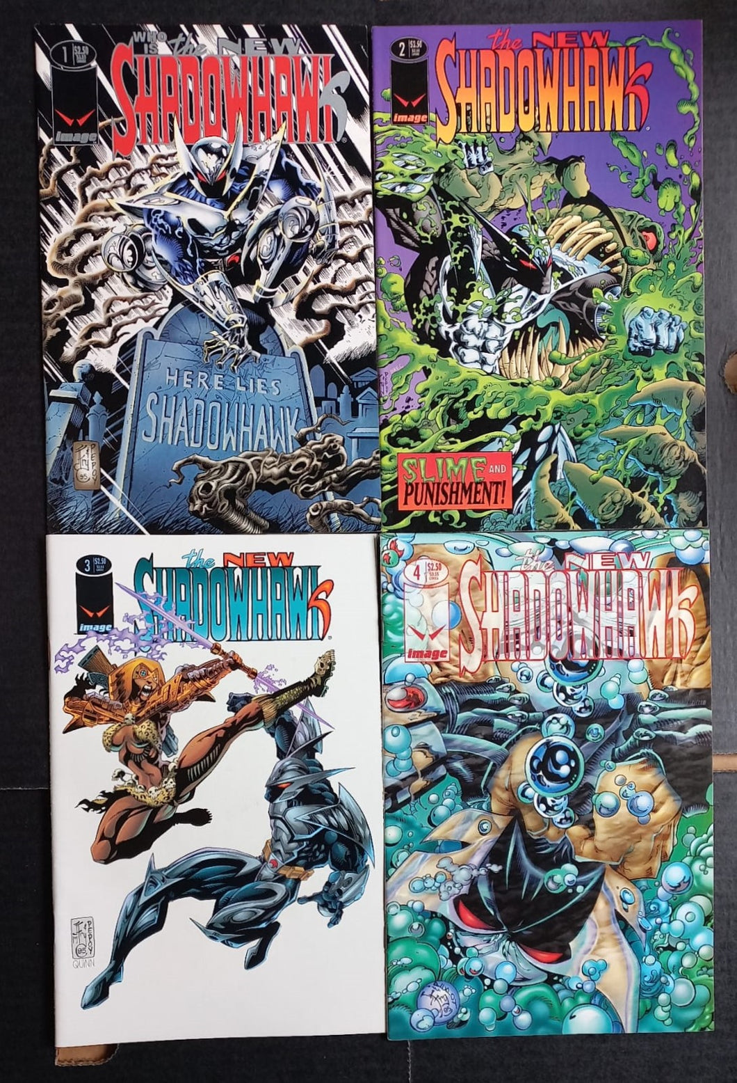 New Shadowhawk 1-4 (1995) Kurt Busiek