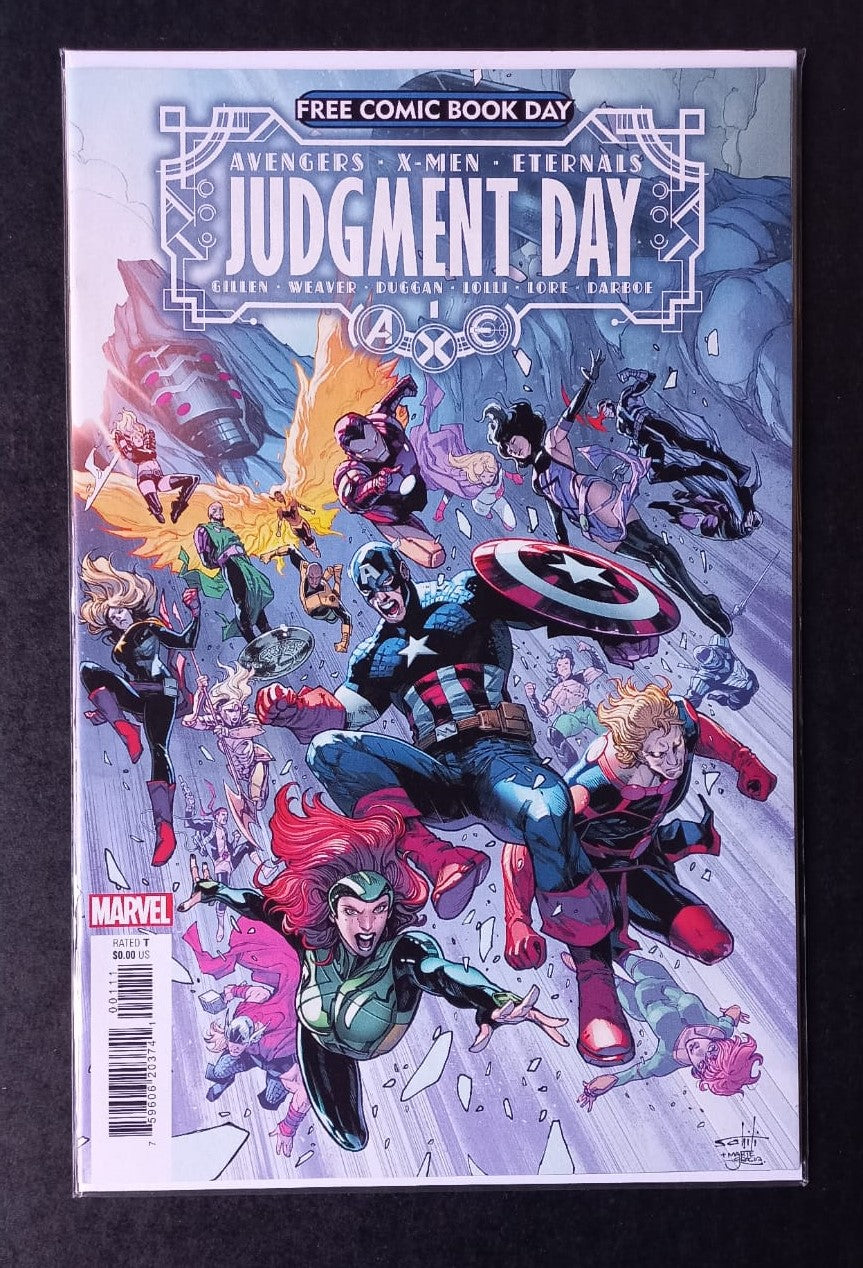 Avengers / X-Men / Eternals Judgment Day FCBD (2022) 1st app Bloodline