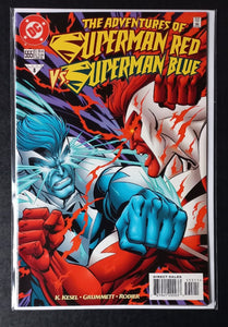 Adventures of Superman 555 (1998) Superman Red / Superman Blue