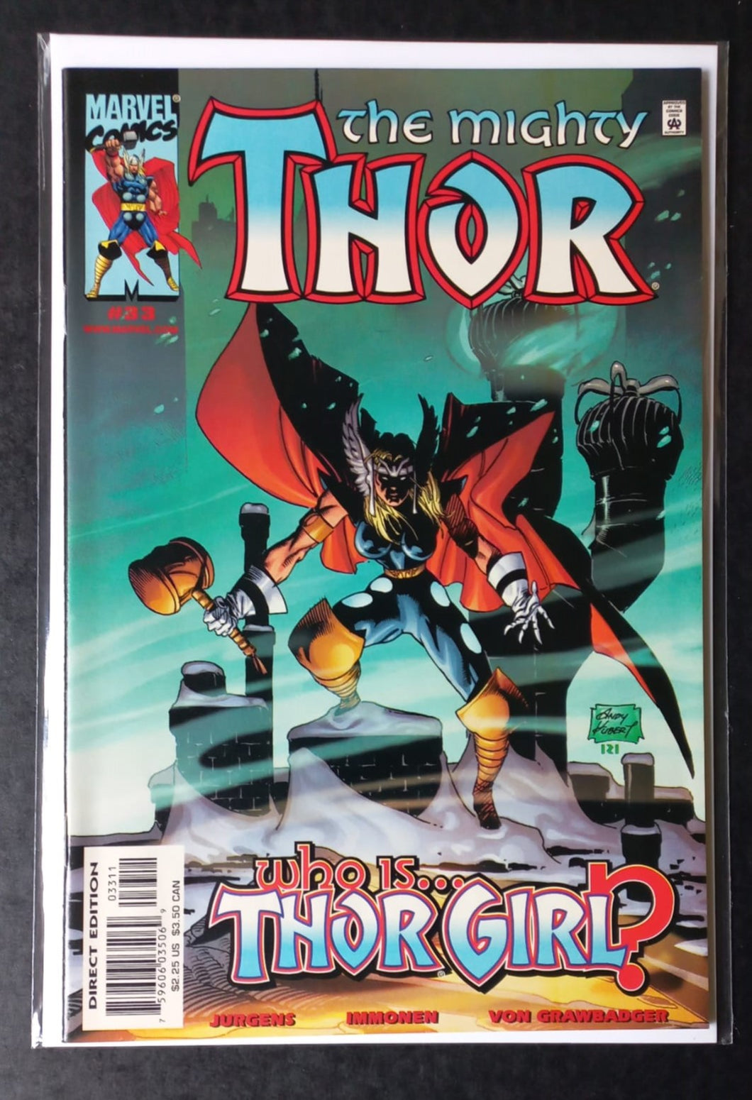 Thor 33 (2001) 1st app Thor Girl