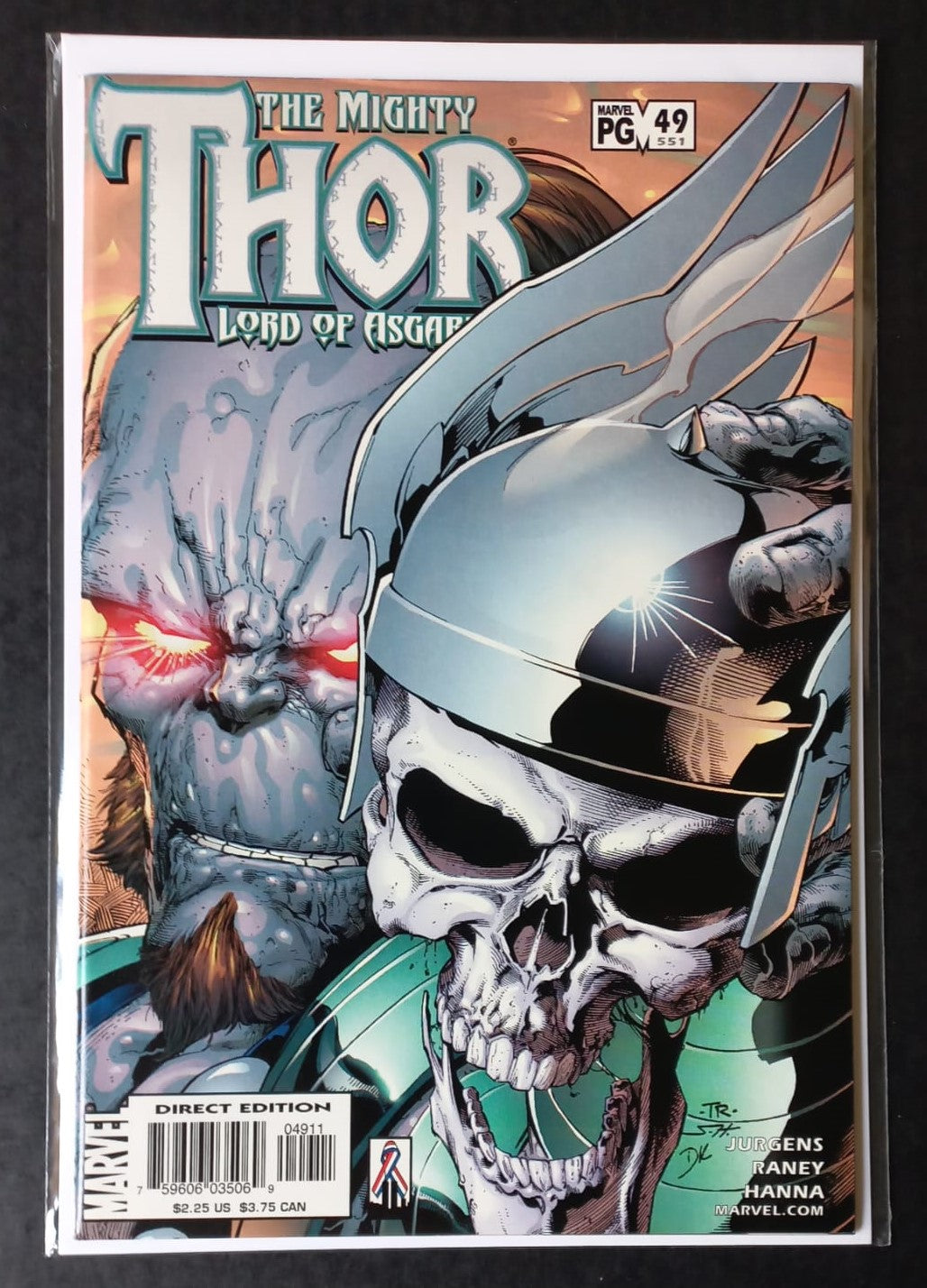 Thor 49 (2002) Jay Leno & Spider-Man back-up