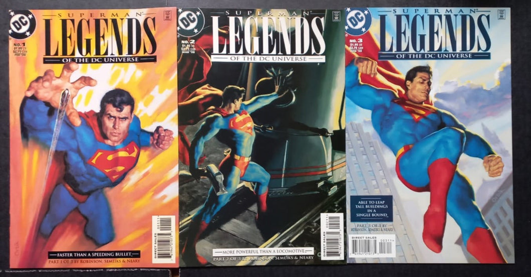 Legends of the DC Universe 1-3 complete (1998) Superman