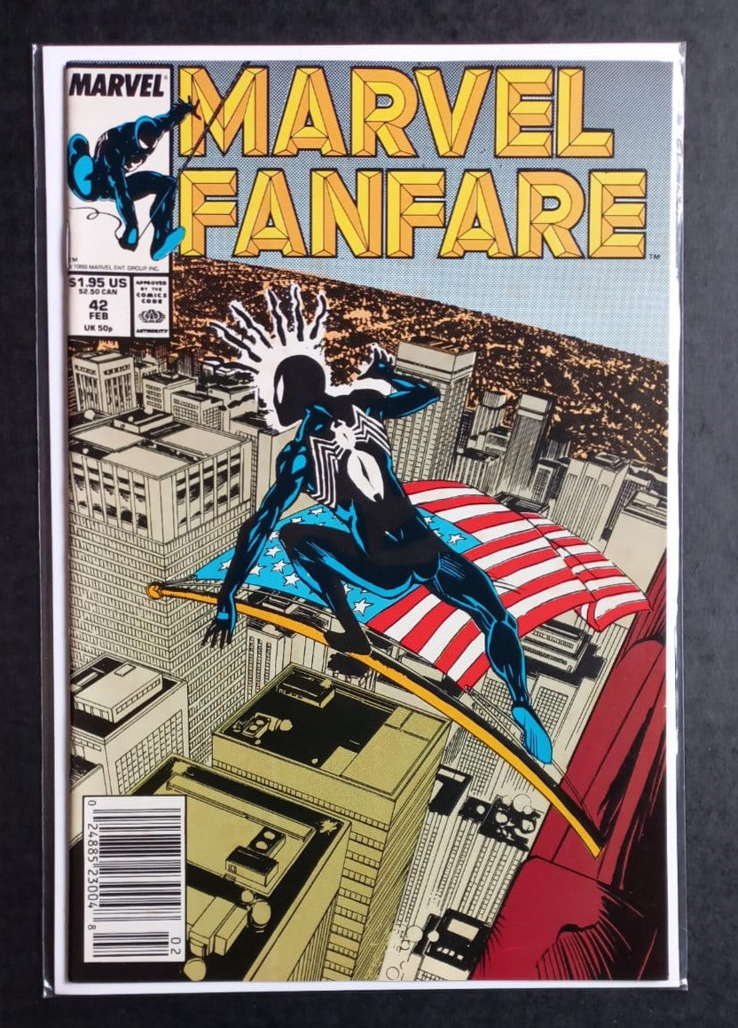 Marvel Fanfare 42 (1989) Spider-Man / Captain Marvel / Dracula