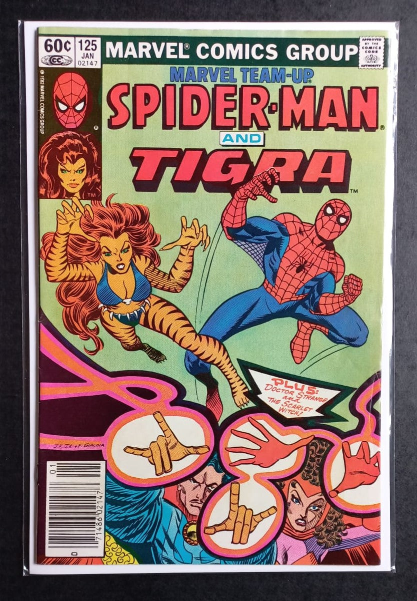 Marvel Team-Up 125 (1983) Tigra / Doctor Strange / Scarlet Witch