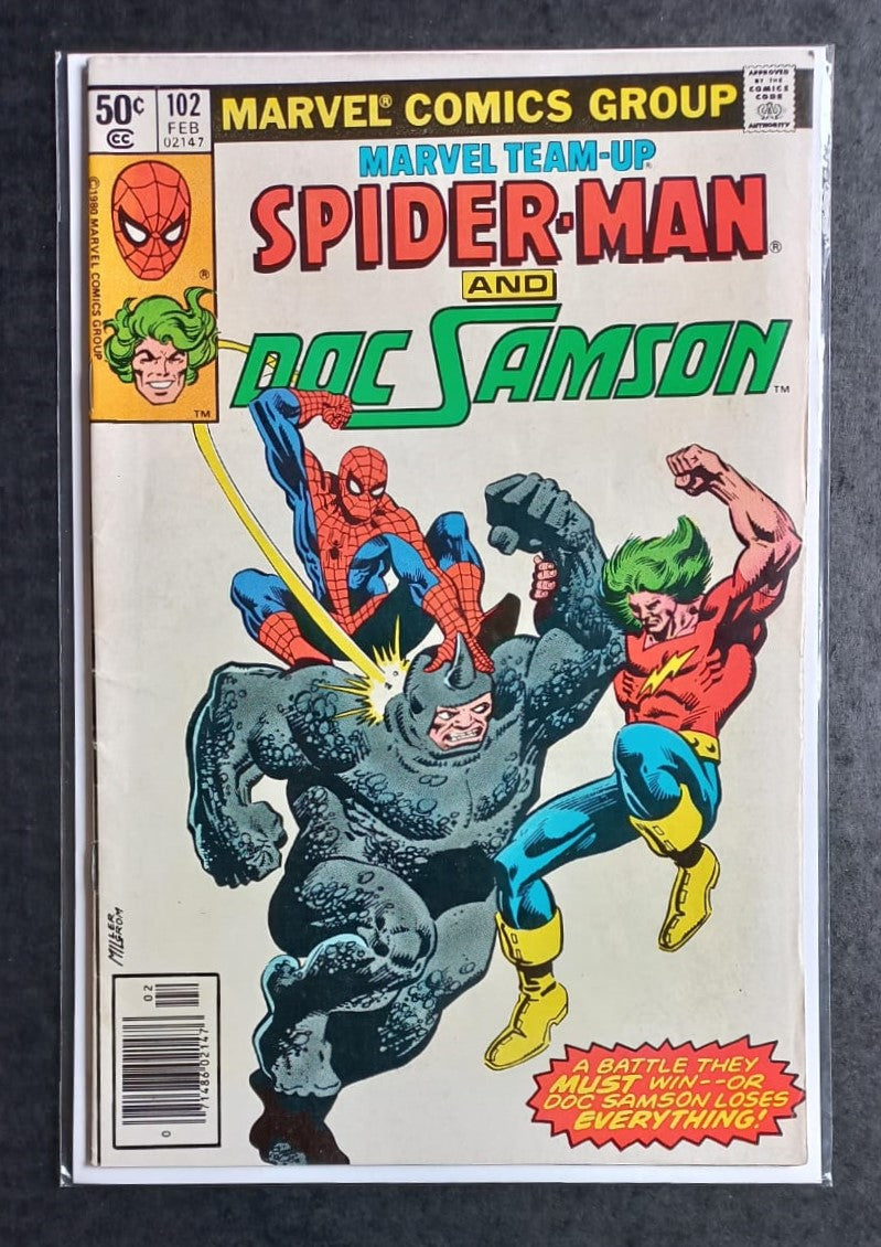 Marvel Team-Up 102 (1981) Wonder Man / Rhino