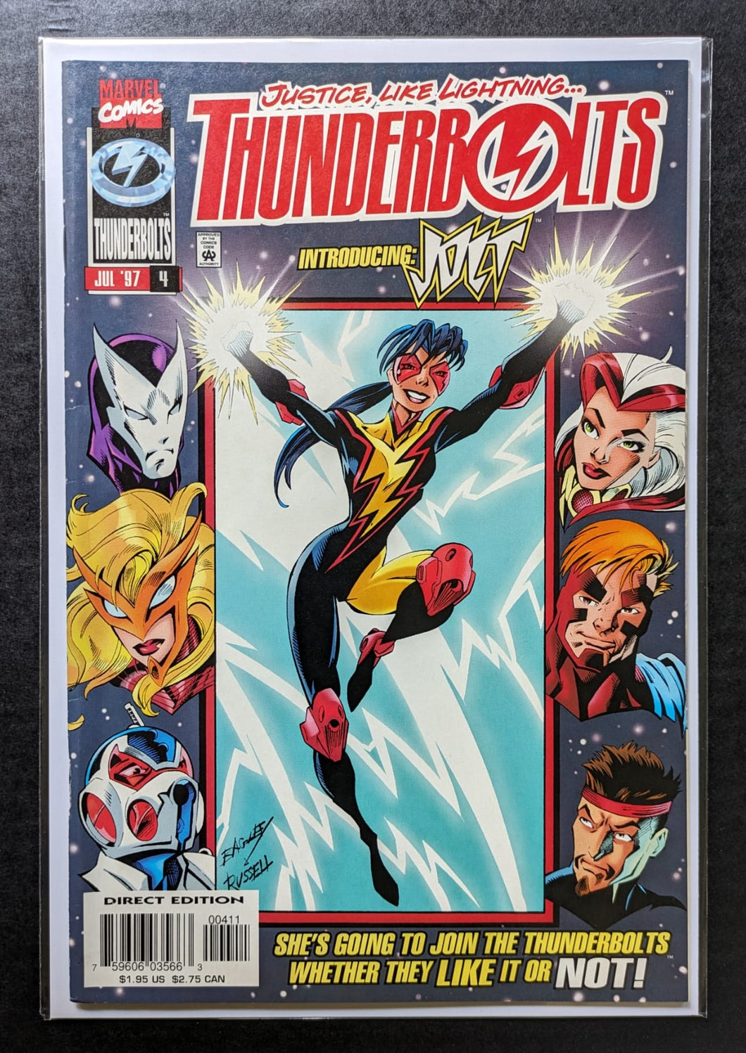 Thunderbolts 4 (1997) 1st app Bolt