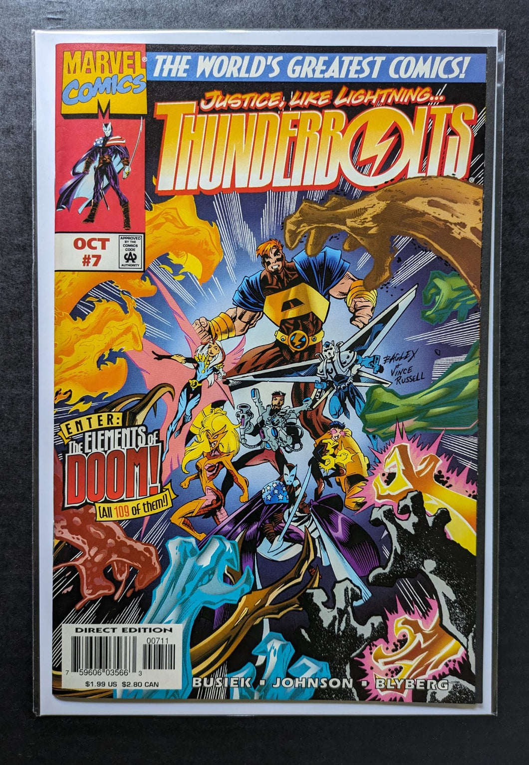 Thunderbolts 7 (1997) Elements of Doom