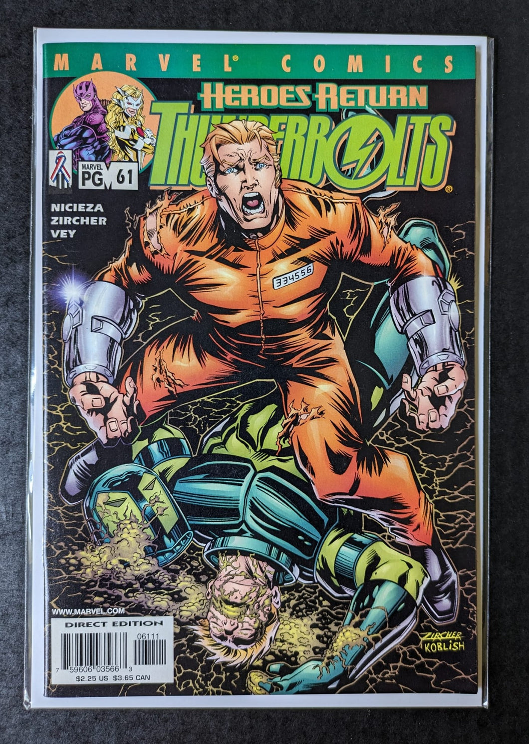 Thunderbolts 61 (2002) Heroes Return