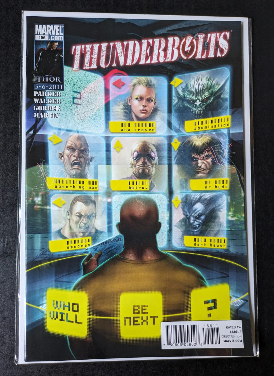 Thunderbolts 156 (2011) Beta Team