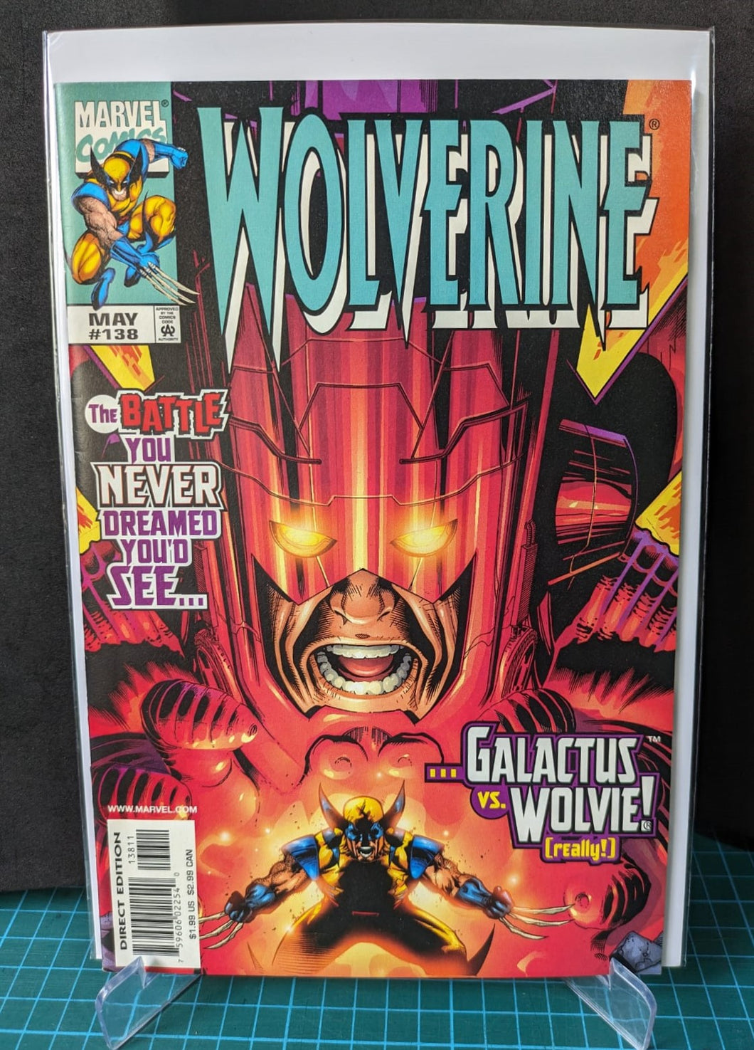 Wolverine 138 (1999) vs Galactus