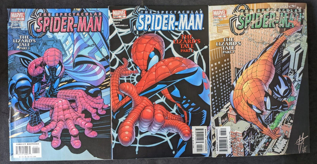 Spectacular Spider-Man 11-13 (2004) The Lizard's Tale