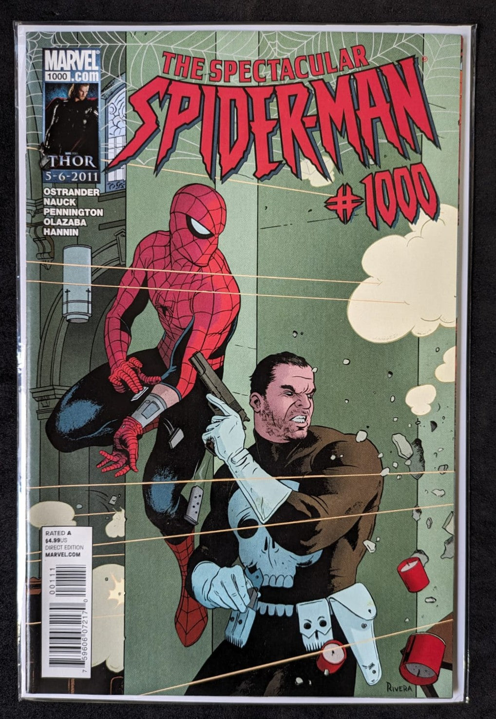Spectacular Spider-Man 1000 (2011) Punisher team-up