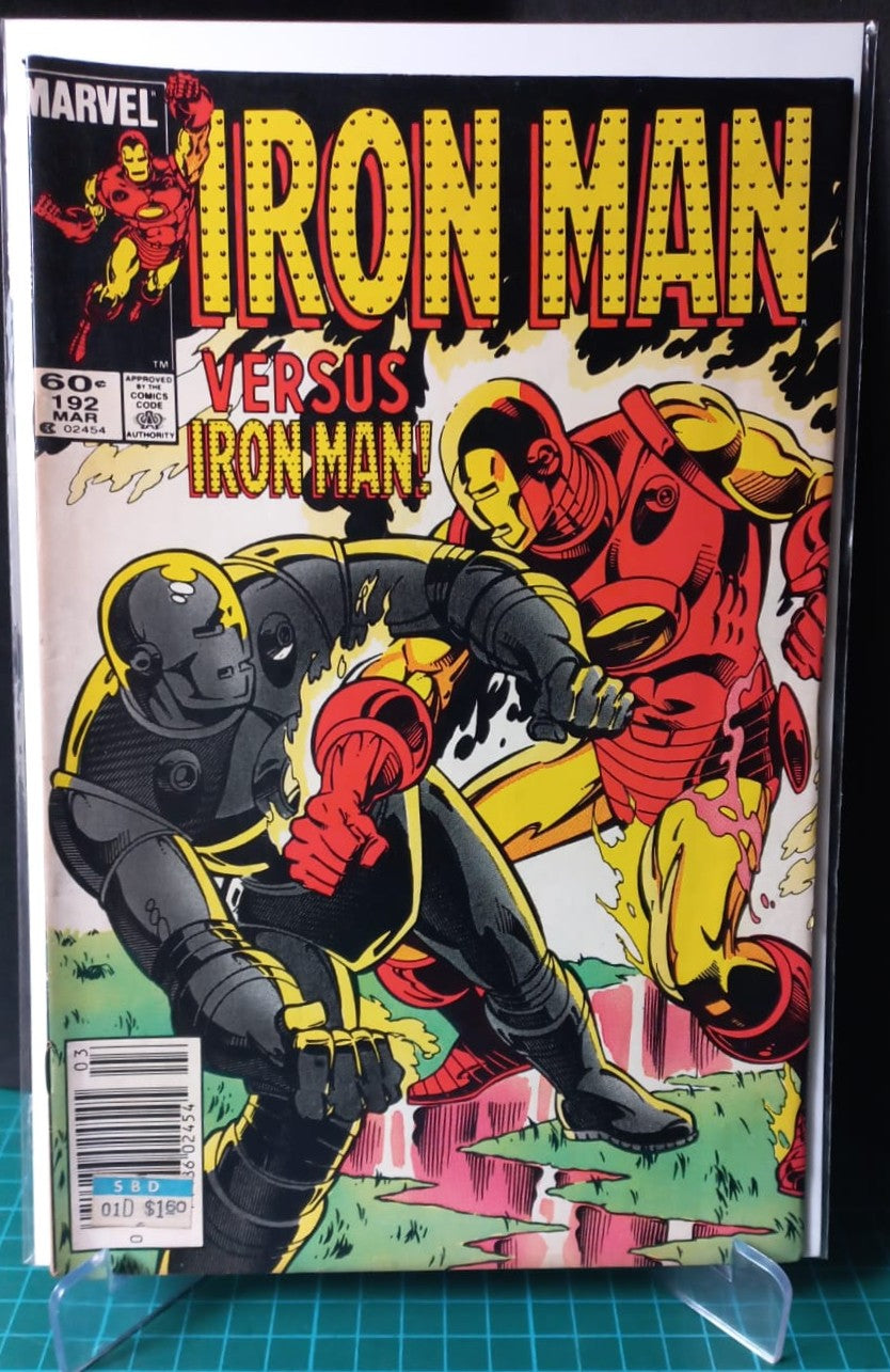 Iron Man 192 (1985) James Rhodes vs Tony Stark