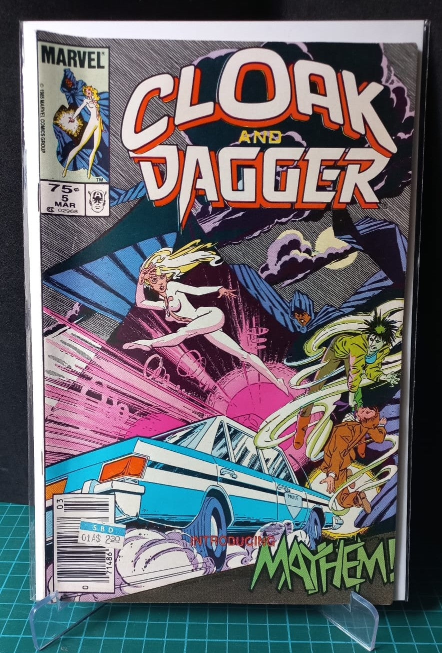 Cloak & Dagger 5 (1986) 1st app Mayhem
