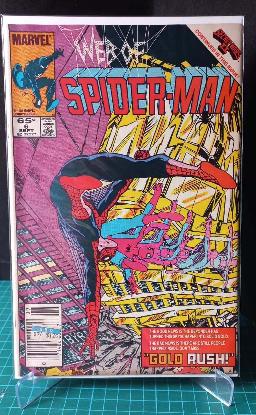 Web of Spider-Man 6 (1985) Secret Wars II