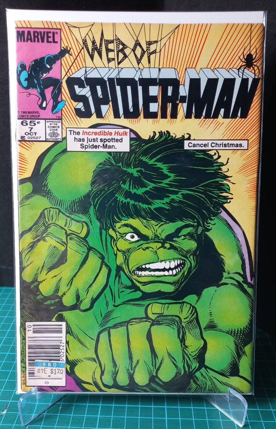 Web of Spider-Man 7 (1985) Hulk