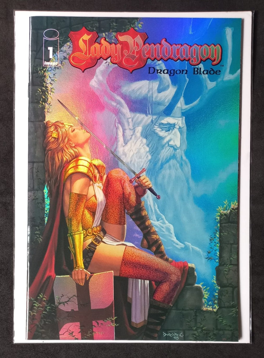 Lady Pendragon: Dragon Blade 1 Chrome Variant (1999) Dorian Cleavenger cover