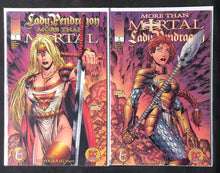 Load image into Gallery viewer, Lady Pendragon / More Than Mortal DF Variants w. COA (1999)
