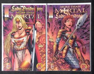 Lady Pendragon / More Than Mortal DF Variants w. COA (1999)