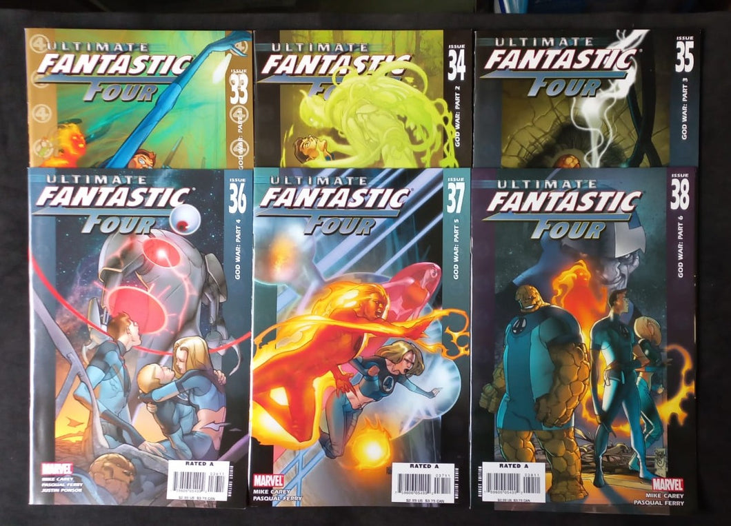 Ultimate Fantastic Four 33-38 (2006) God War