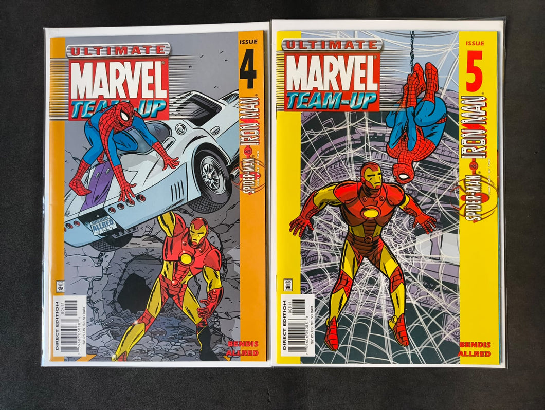 Ultimate Marvel Team-Up 4-5 (2001) Spider-Man / Iron Man