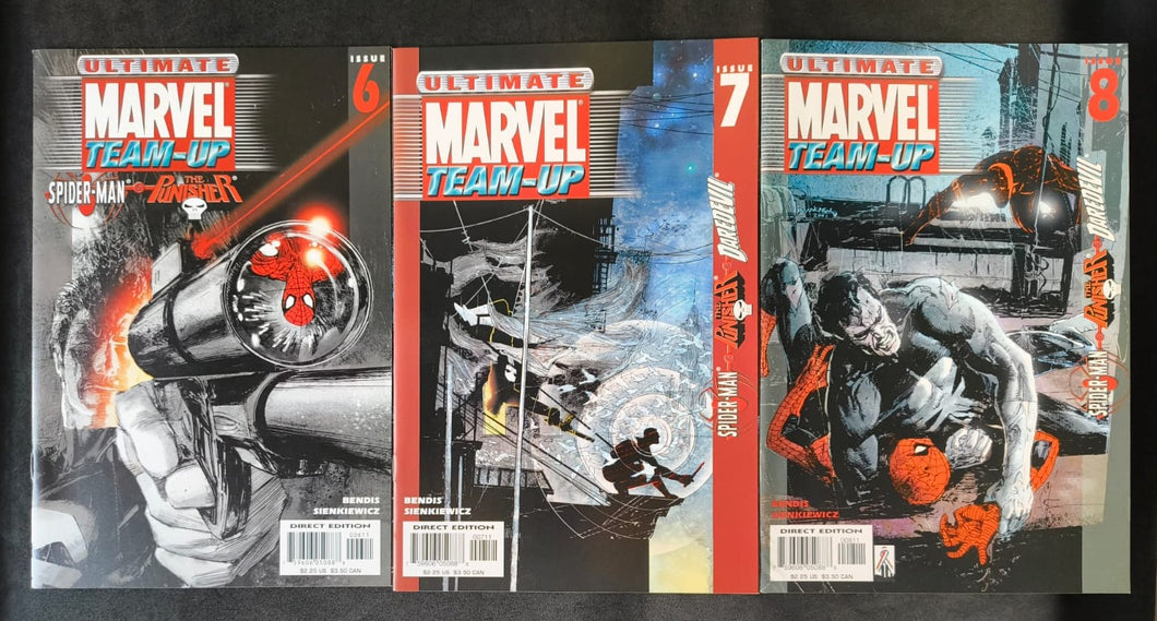 Ultimate Marvel Team-Up 6-8 (2001) Spider-Man / Punisher
