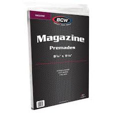 Load image into Gallery viewer, BCW Magazine Poly Bags and Magazine Backer Boards (Pack of 10s)
