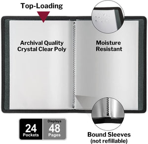 Art Portfolio 11in x 17in - 24 pockets (Dark Silver)