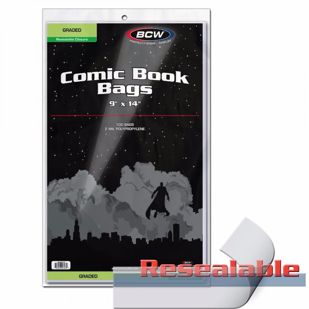 BCW Graded Comics Resealable Bags (20s)