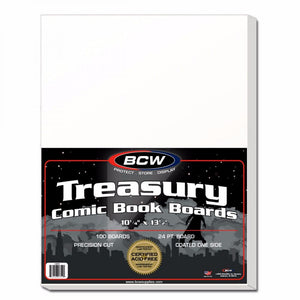 BCW Treasury Sized Resealable Bags and Boards (10s)