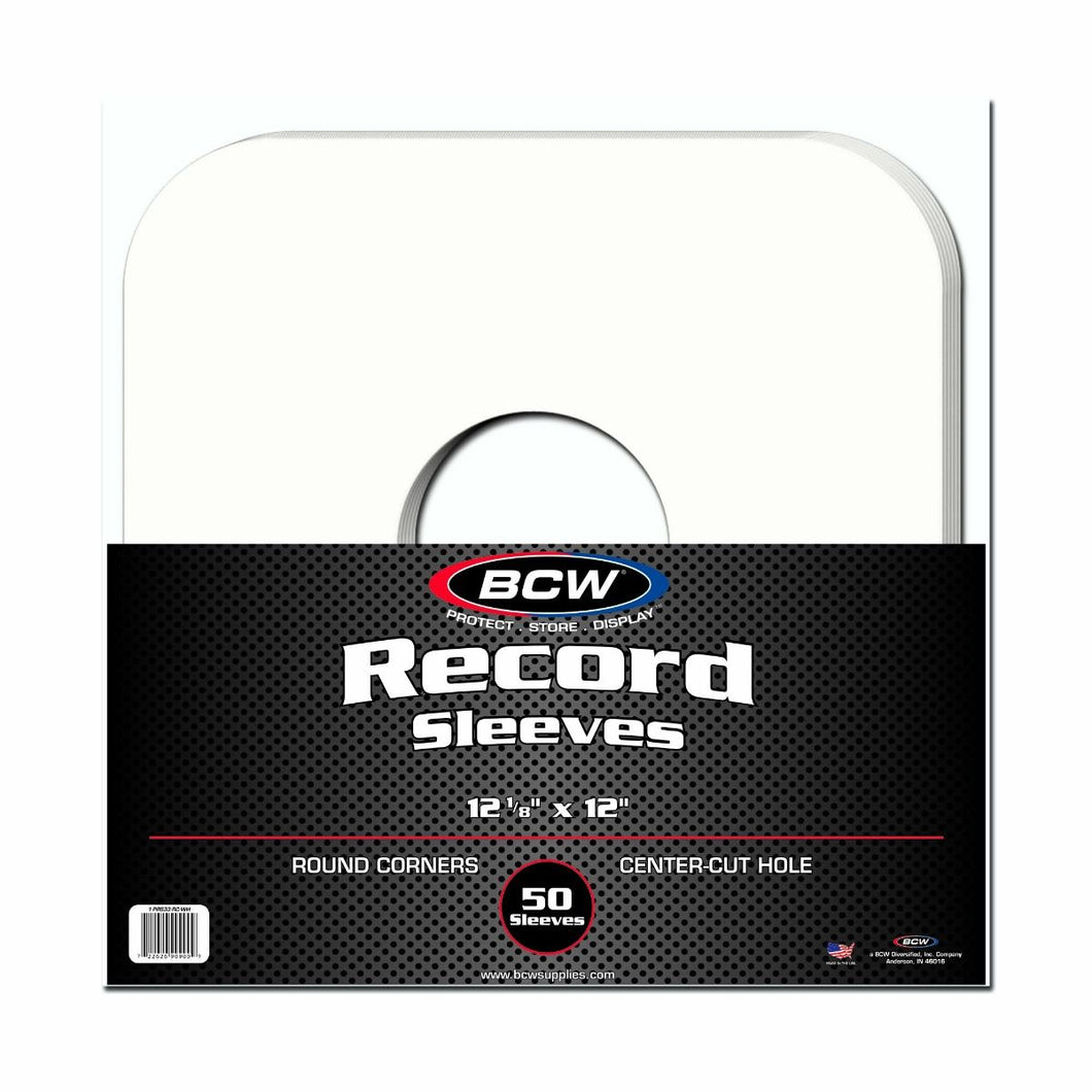 BCW 33RPM 2mm Outer Sleeves + Round (with hole) Inner Sleeves (Packs of 10s)