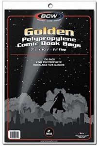 BCW Golden Age Comics Bags & Boards (10s) Acid Free / Archival