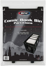 Load image into Gallery viewer, BCW Short Comic Bin Partitions (3 pack)
