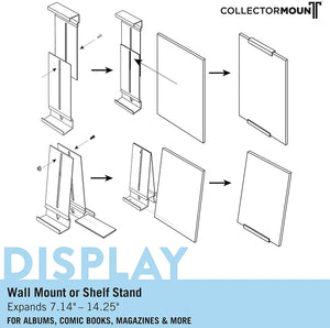 Comic Mount- Comic Book / CGC / CBCS Frame (Wall Mount / Shelf Stand)